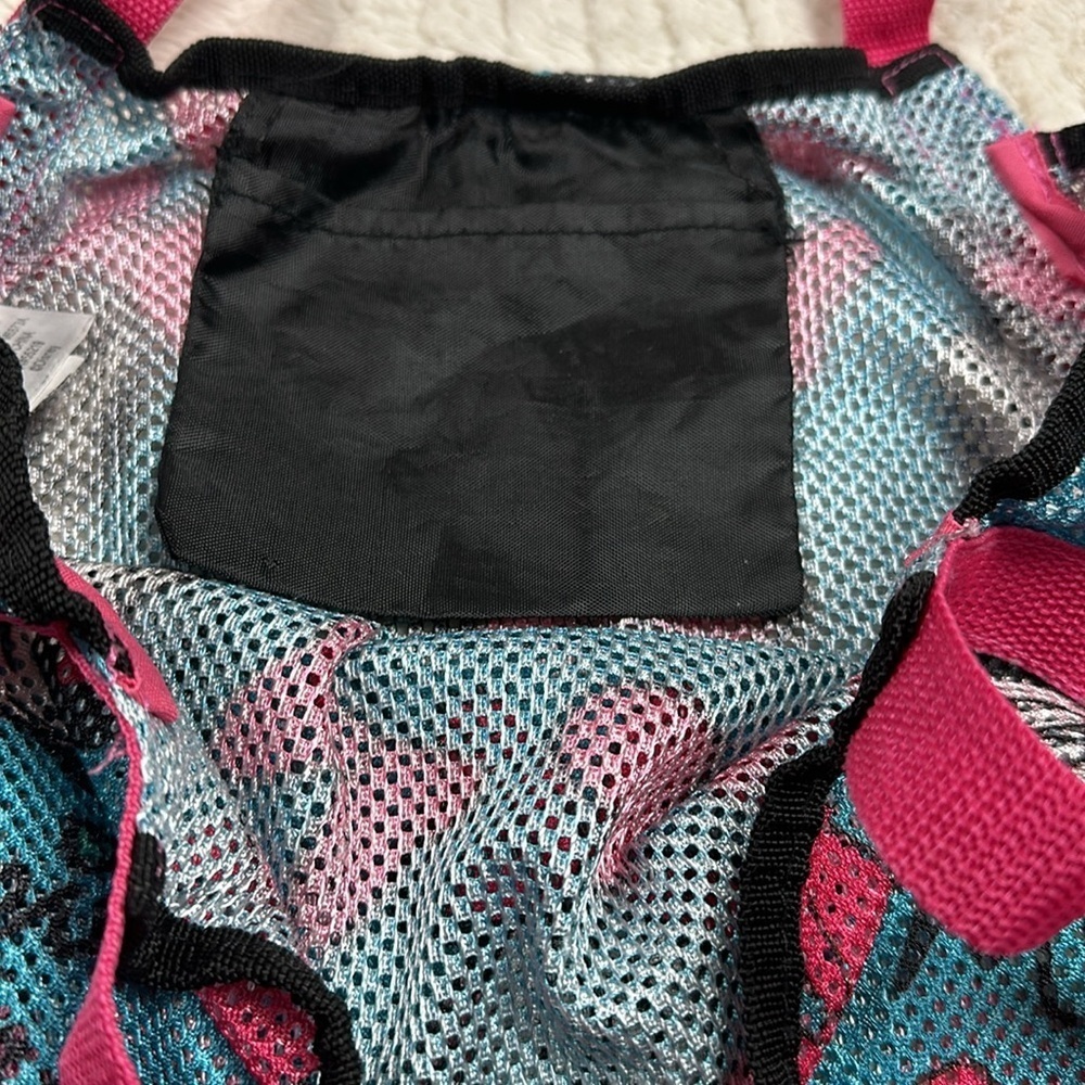 DISNEY MINNIE MOUSE Mesh Beach Pool Tote Blue & Pink Bag - Picture 5 of 6